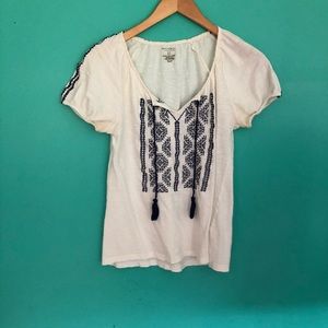 Off-White, embroidered top